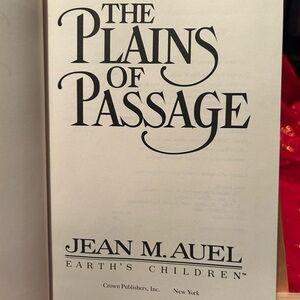 The Plains of Passage by Jean M. Auel- First Edition- dust cover missing- used